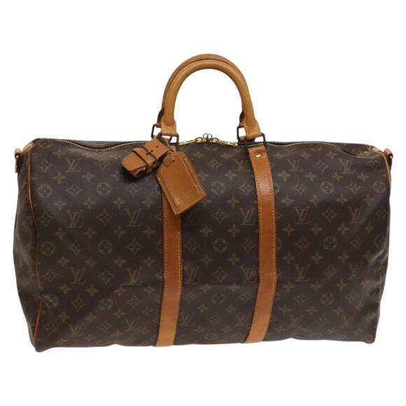 LOUIS VUITTON Monogram Keepall Bandouliere 50 Boston Bag M41416 - Picture 1 of 16
